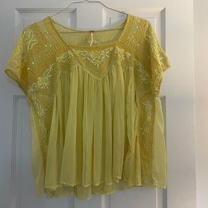 Free People | Embroidered Blouse